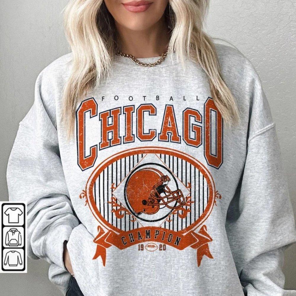 Chicago Bears Football Sweatshirt, Justin Fields Sweatshirt